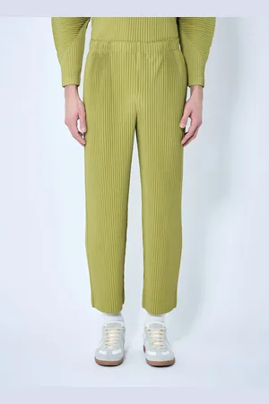 Issey Miyake Straight Pleated Pants - Man Pants 1