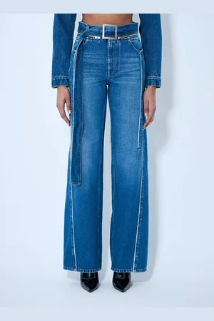 Jean Paul Gaultier Zip-belt Denim Jeans - Woman Jeans 27