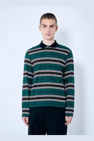 Prada Striped Polo Shirt - Man Polo Shirts M