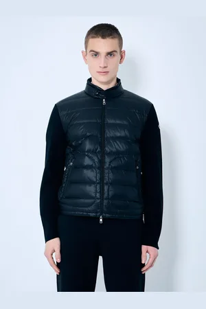 Moncler Quilted-and-knit Cardigan - Man Jackets Xxl