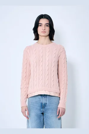Moncler Cable Knit Sweater - Woman Knitwear S
