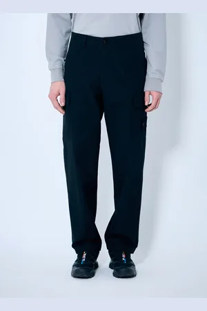 Stone Island Ghost Cotton Pants With Logo Patch - Man Pants 32
