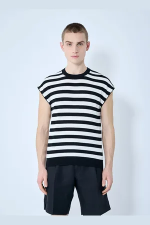 Dolce & Gabbana Striped Tank Top - Man Tops Eu - 48