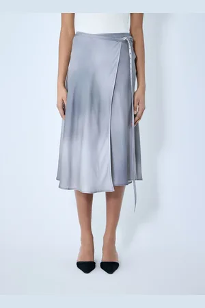 Acne Studios Satin Wrap Skirt - Woman Skirts Fr - 40