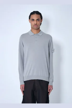 Stone Island Ghost Compass Patch Polo Shirt - Man Knitwear S