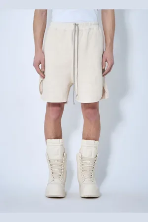 Rick Owens Brushed Cotton Track Shorts - Man Shorts M