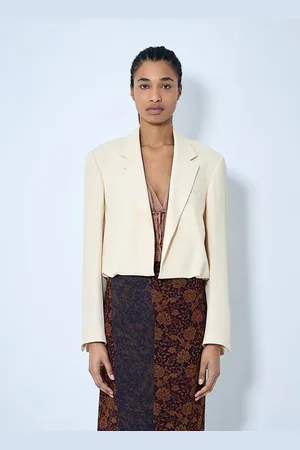 DRIES VAN NOTEN Crop Single-breasted Blazer - Woman Blazers S