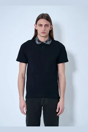 Burberry Cotton Polo Shirt - Man Polo Shirts M