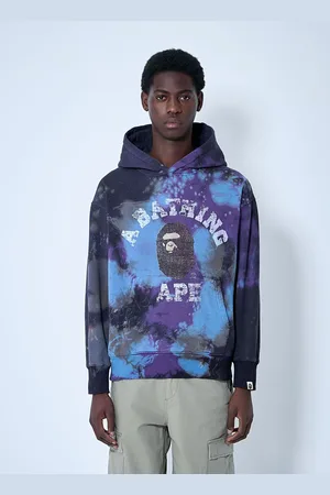 A Bathing Ape Tie-dye Hooded Sweatshirt - Man Sweatshirts M