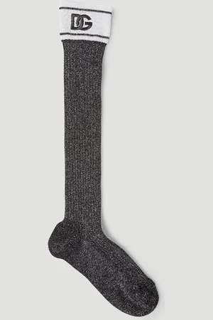 Dolce & Gabbana Metallic Socks - Woman Socks S