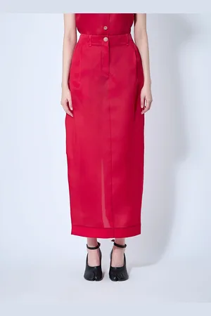 Khaite Lucian Silk Organza Maxi Skirt - Woman Skirts Us - 02