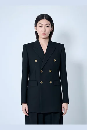 Saint Laurent Wool Gabardine Blazer - Woman Blazers Fr - 38