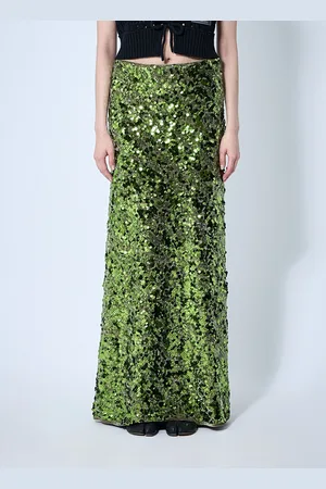 Ganni Sequin Embellished Maxi Skirt - Woman Skirts Fr - 36