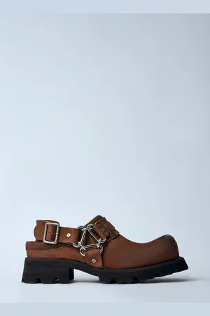 Acne Studios Leather Track Shoes - Man Slip Ons Eu - 40