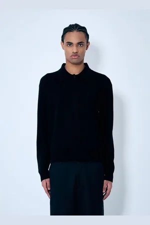 Saint Laurent Wool Polo Shirt - Man Polo Shirts L
