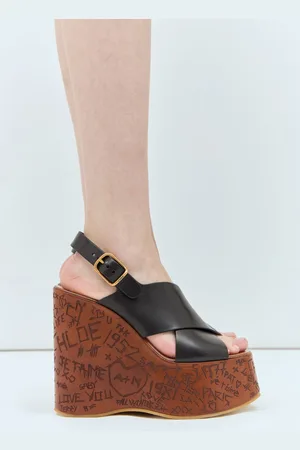 Chloé Maxime Wedge Sandal - Woman Sandals Eu - 38