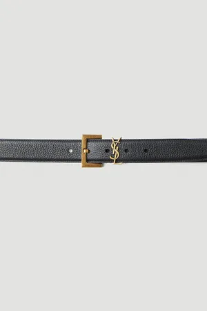 Saint Laurent Ysl Plaque Belt - Man Belts 90