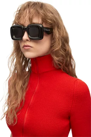 Loewe Women Sunglasses - Luxury Inflated rectangular sunglasses in nylon for Women