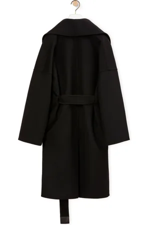 Loewe Women Belted Coats - Luxury Belted coat in wool and cashmere for Women