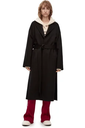Loewe Women Belted Coats - Luxury Belted coat in wool and cashmere for Women