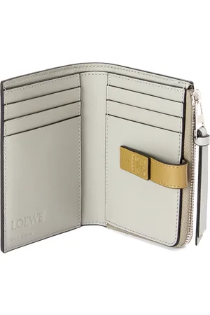 Loewe Women's Luxury Trifold Wallet in Soft Grained Calfskin - Brown - Wallets