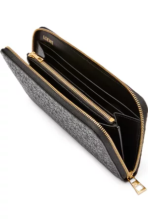 Loewe Women Wallets - Luxury Repeat zip around wallet in embossed silk calfskin for Women