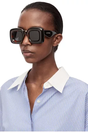 Loewe Women Sunglasses - Luxury Inflated rectangular sunglasses in nylon for Women
