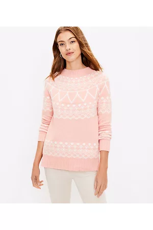 LOFT Petite Fair Isle Tunic Sweater