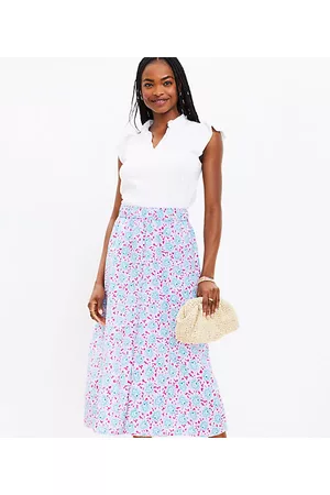 Loft pink midi top skirt