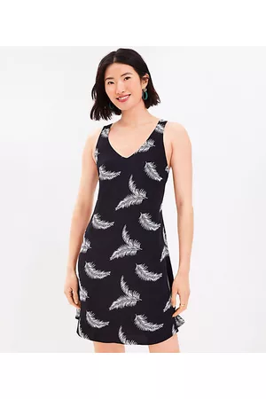LOFT Women Casual Dresses - Criss Cross Back Swing Dress