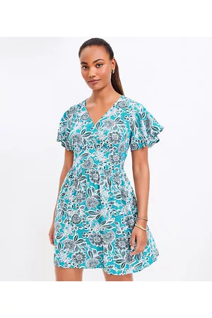 Loft floral outlet wrap dress