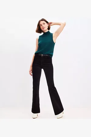 LOFT Tall Five Pocket Slim Flare Pants in Velvet