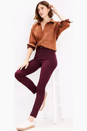 LOFT Five Pocket Skinny Pants in Twill