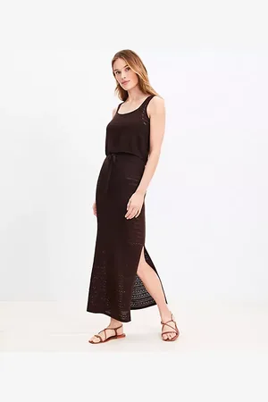LOFT Beach Crochet Maxi Skirt