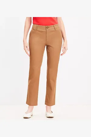 LOFT Curvy Monroe Slim Chino Pants