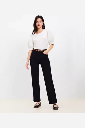 LOFT Tall Five Pocket Straight Pants in Twill