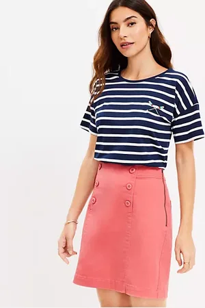 LOFT Twill Sailor Skirt
