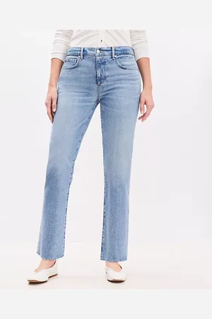 LOFT Curvy Fresh Cut Mid Rise Slim Jeans in
