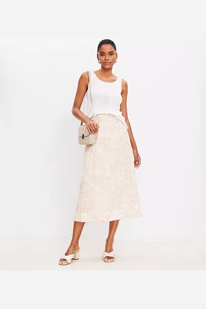 LOFT Shimmer Midi Skirt