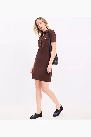 LOFT Ponte Mini Pocket Dress