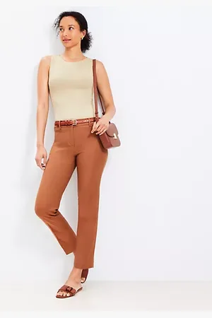 LOFT Riviera Slim Pants in Doubleweave