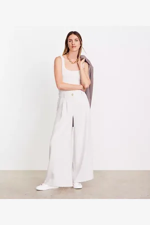 LOFT Versa Crepe Drape Palazzo Pant