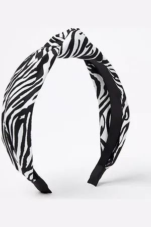 LOFT Zebra Print Knot Headband