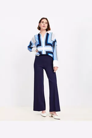 LOFT Ponte Wide Leg Pants