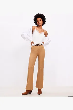 LOFT High Rise Relaxed Flare Pants