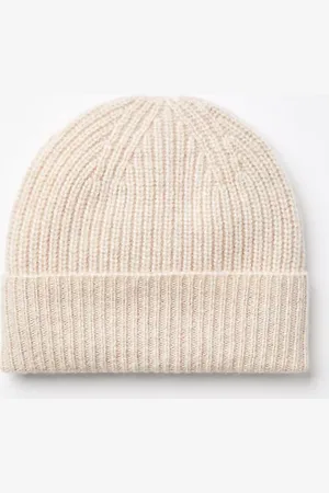 LOFT Ribbed Cashmere Beanie