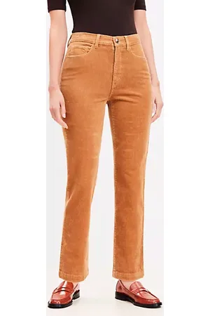 LOFT Curvy Straight Corduroy Pants