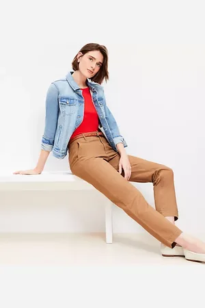 LOFT Petite Monroe Slim Chino Pants
