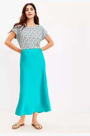 LOFT Bias Midi Skirt
