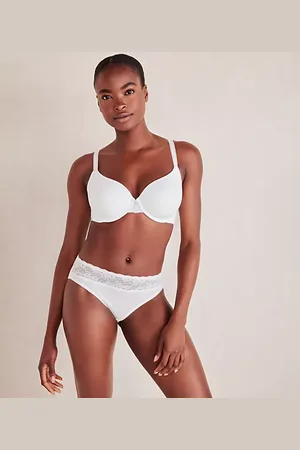 LOFT Haven Well Within Cotton High Leg Brief with Lace Waist